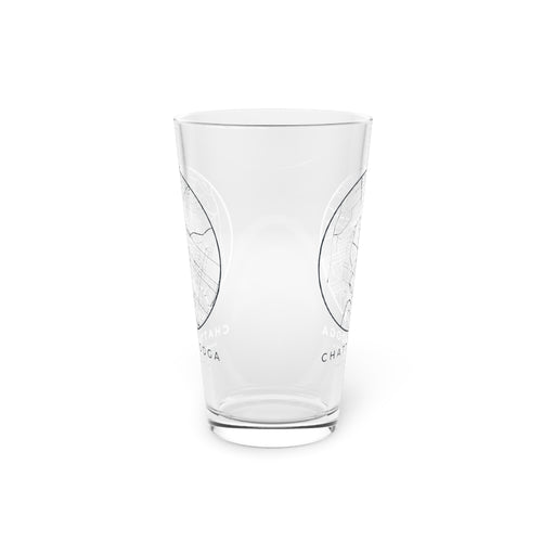 Chattanooga Street Map Pint Glass