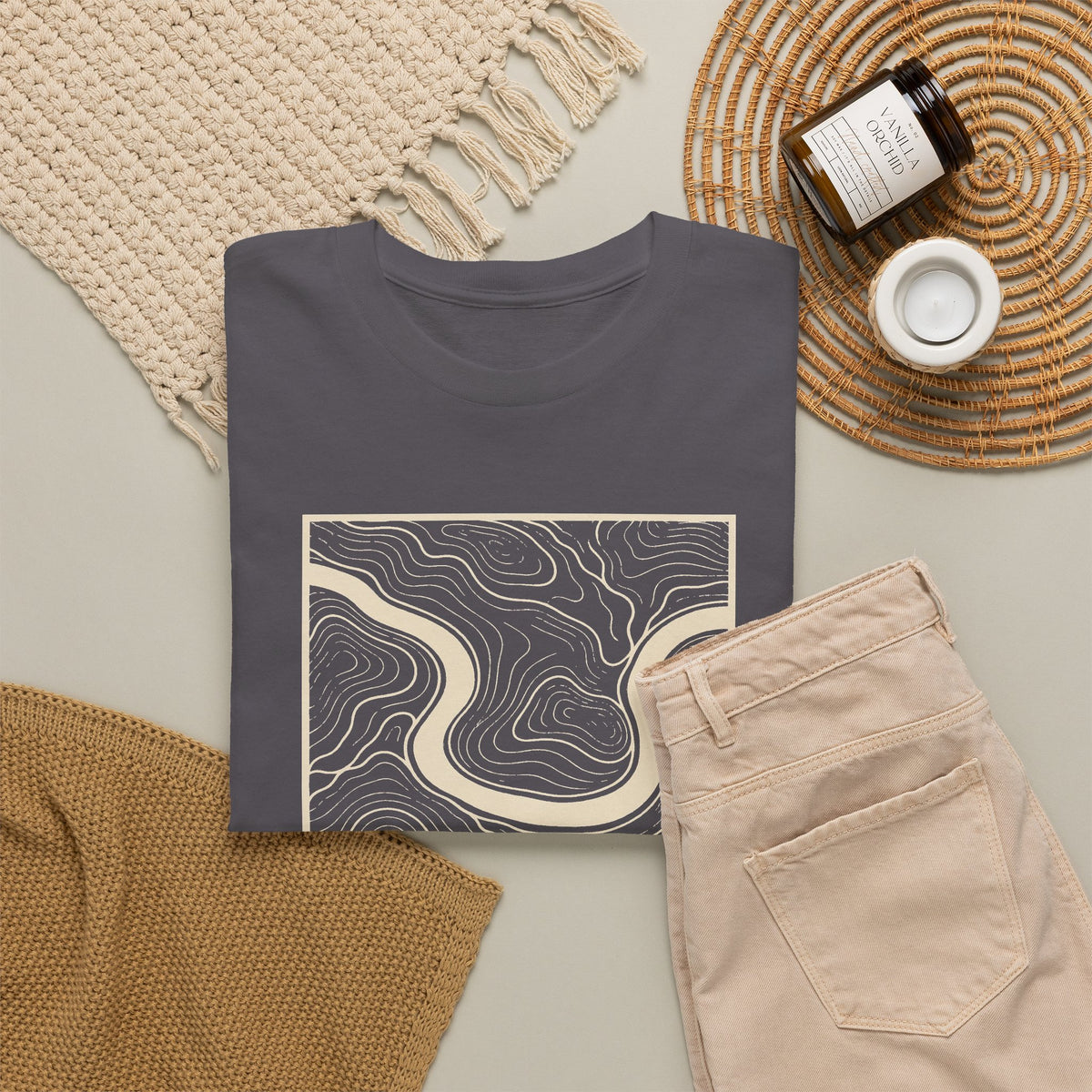 Nashville Topo Map T-Shirt