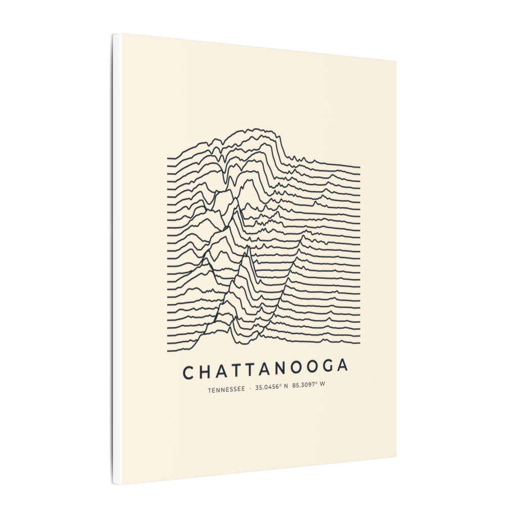 Chattanooga Ridgeline Canvas Print