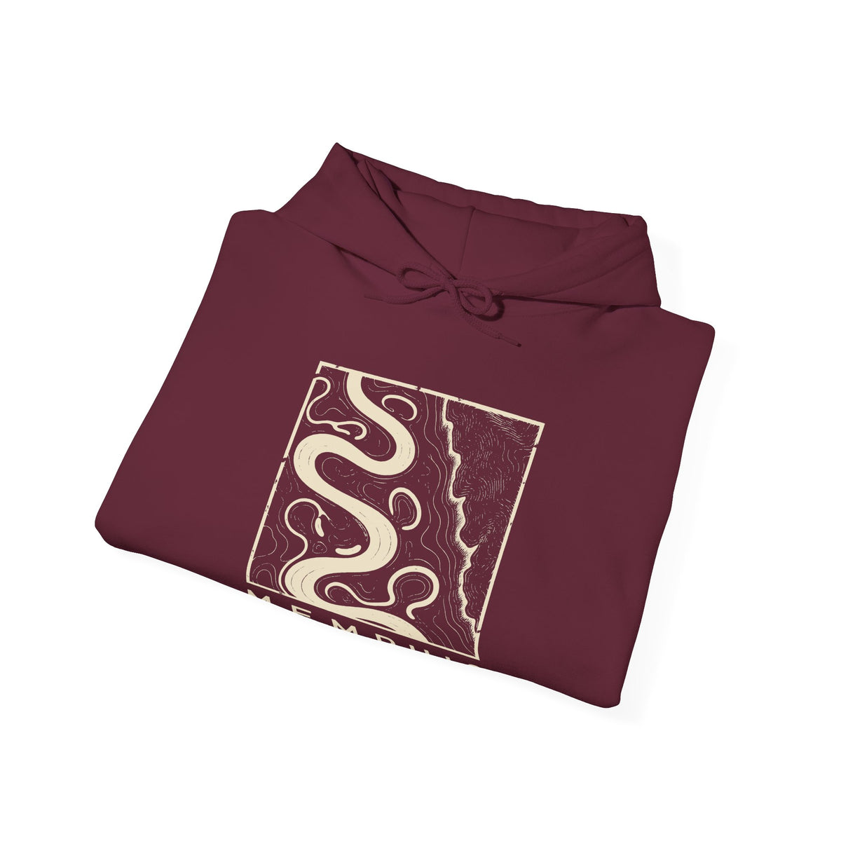 Memphis Topo Map Hoodie