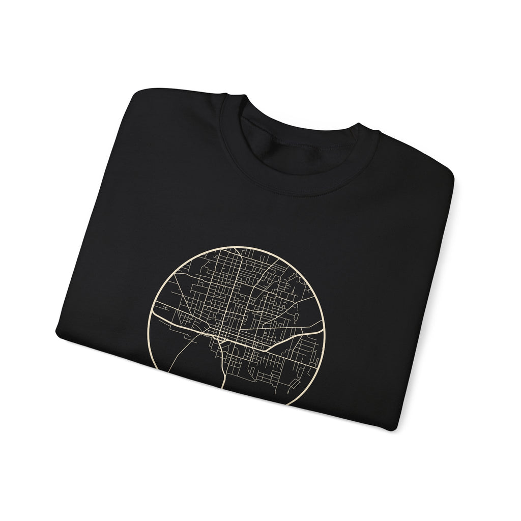 Jackson Street Map Crewneck Sweatshirt