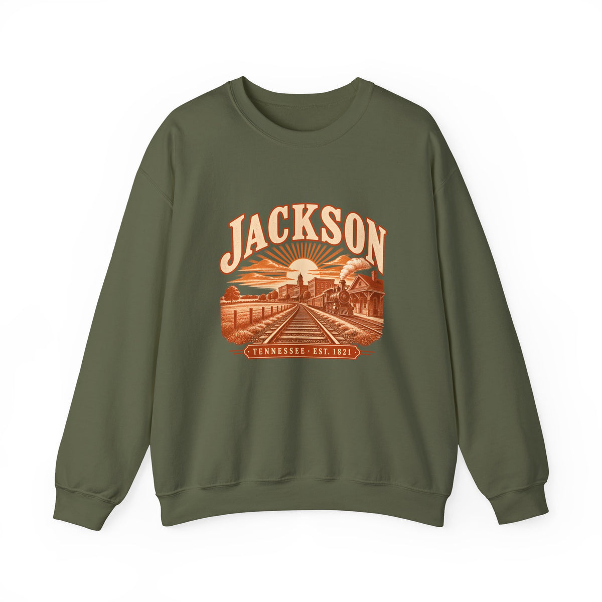 Jackson Engraved Valley Crewneck Sweatshirt