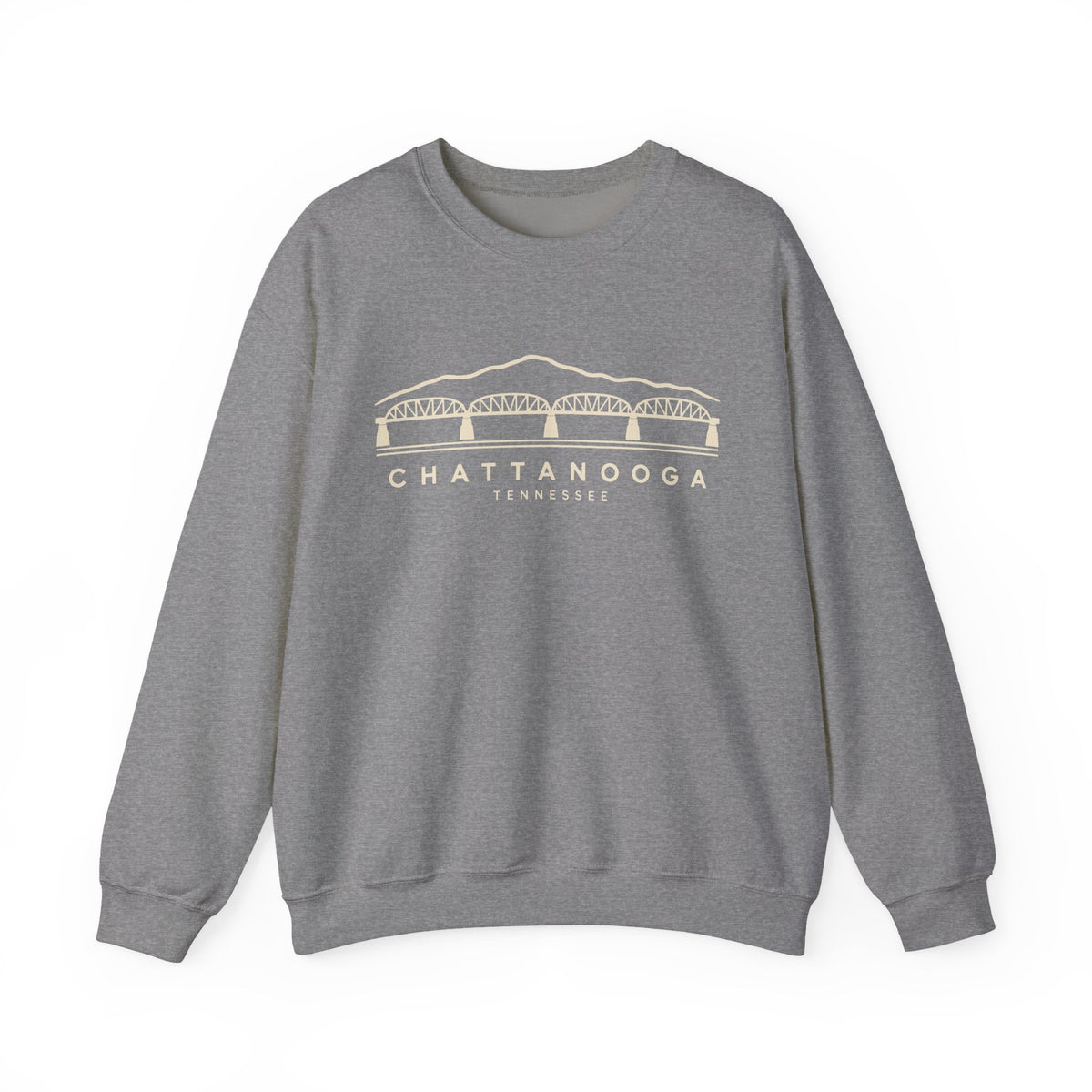Chattanooga Walnut Street Bridge Crewneck Sweatshirt