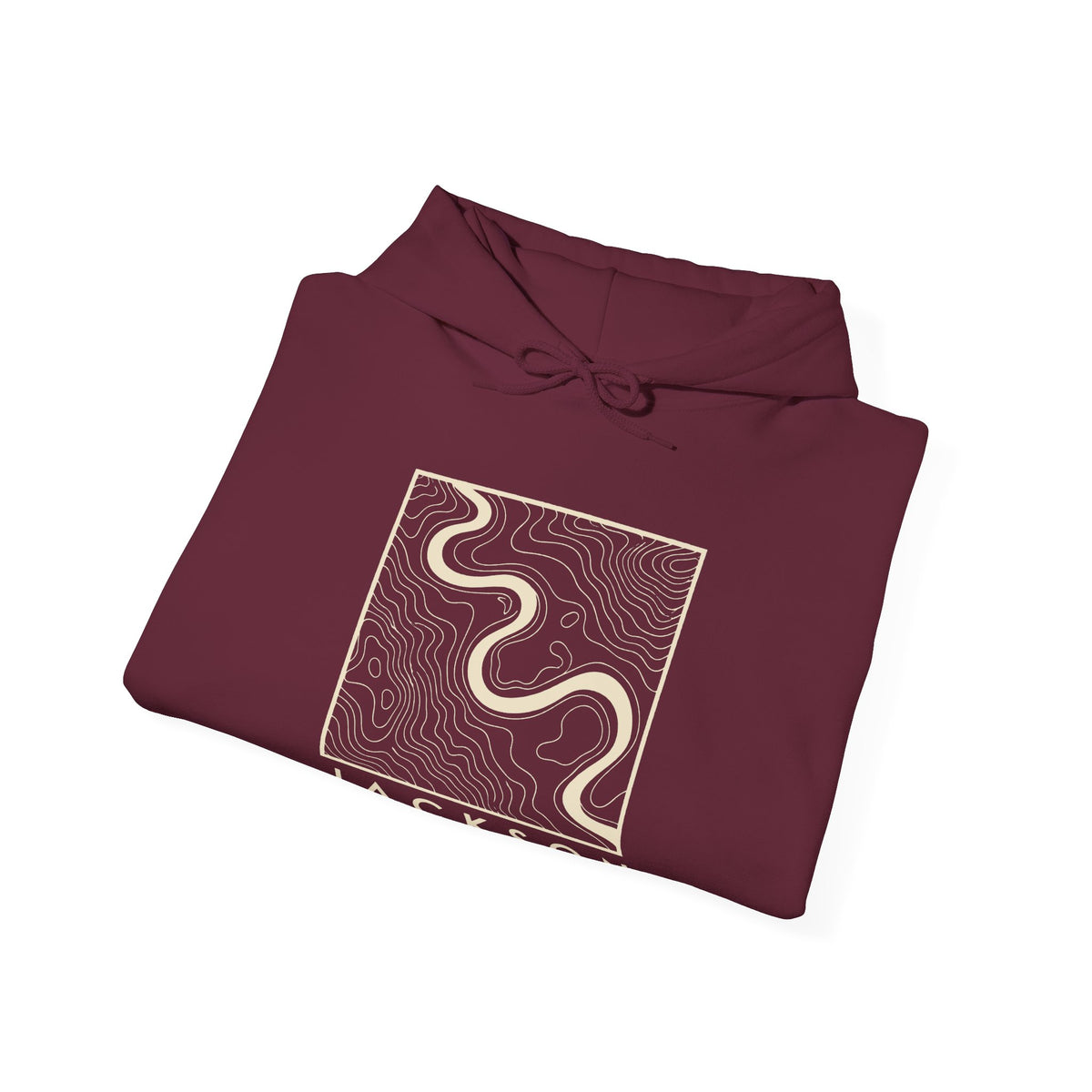 Jackson Topo Map Hoodie