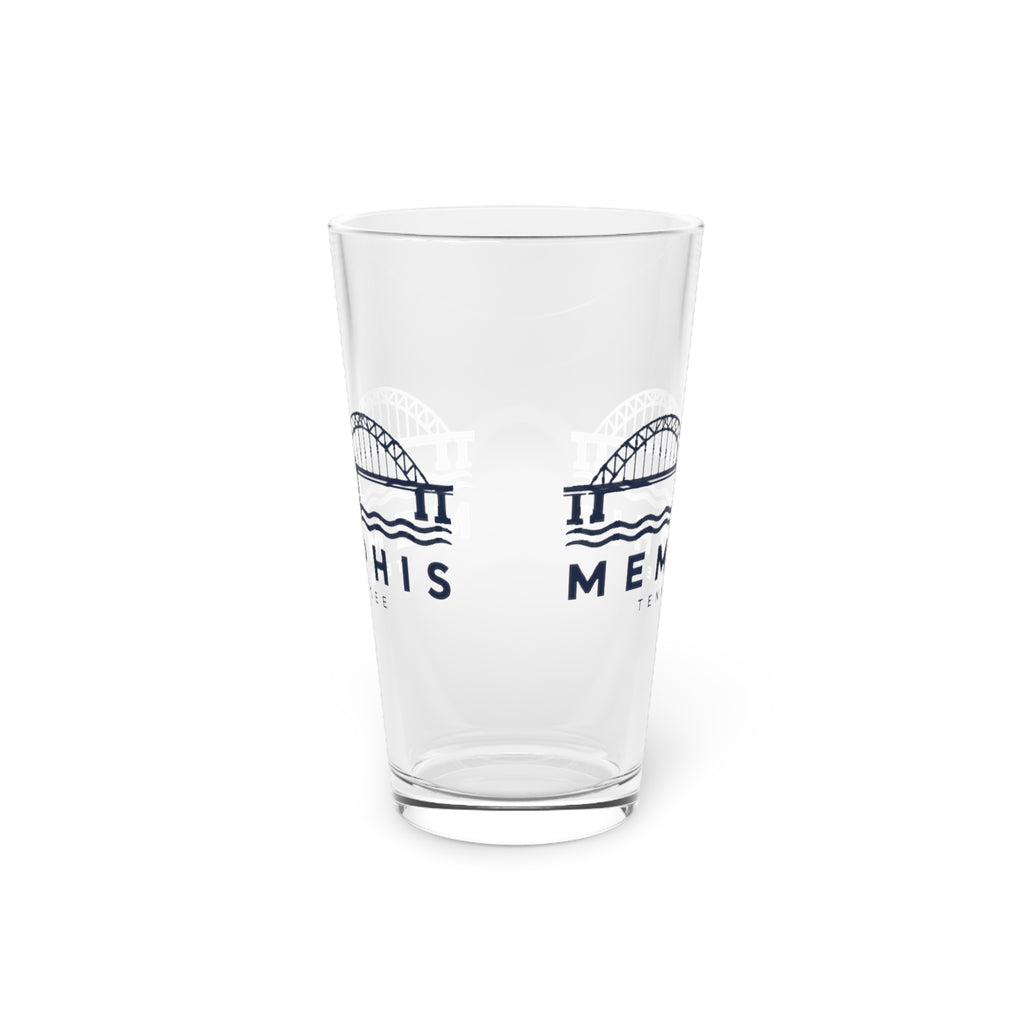 Memphis Hernando de Soto Bridge Pint Glass