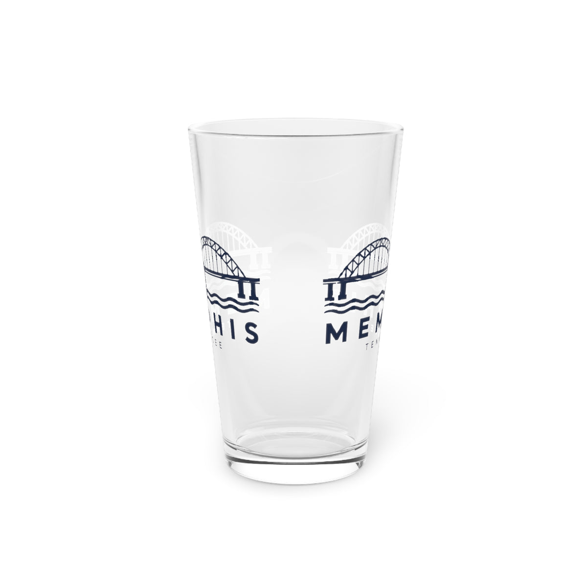 Memphis Hernando de Soto Bridge Pint Glass
