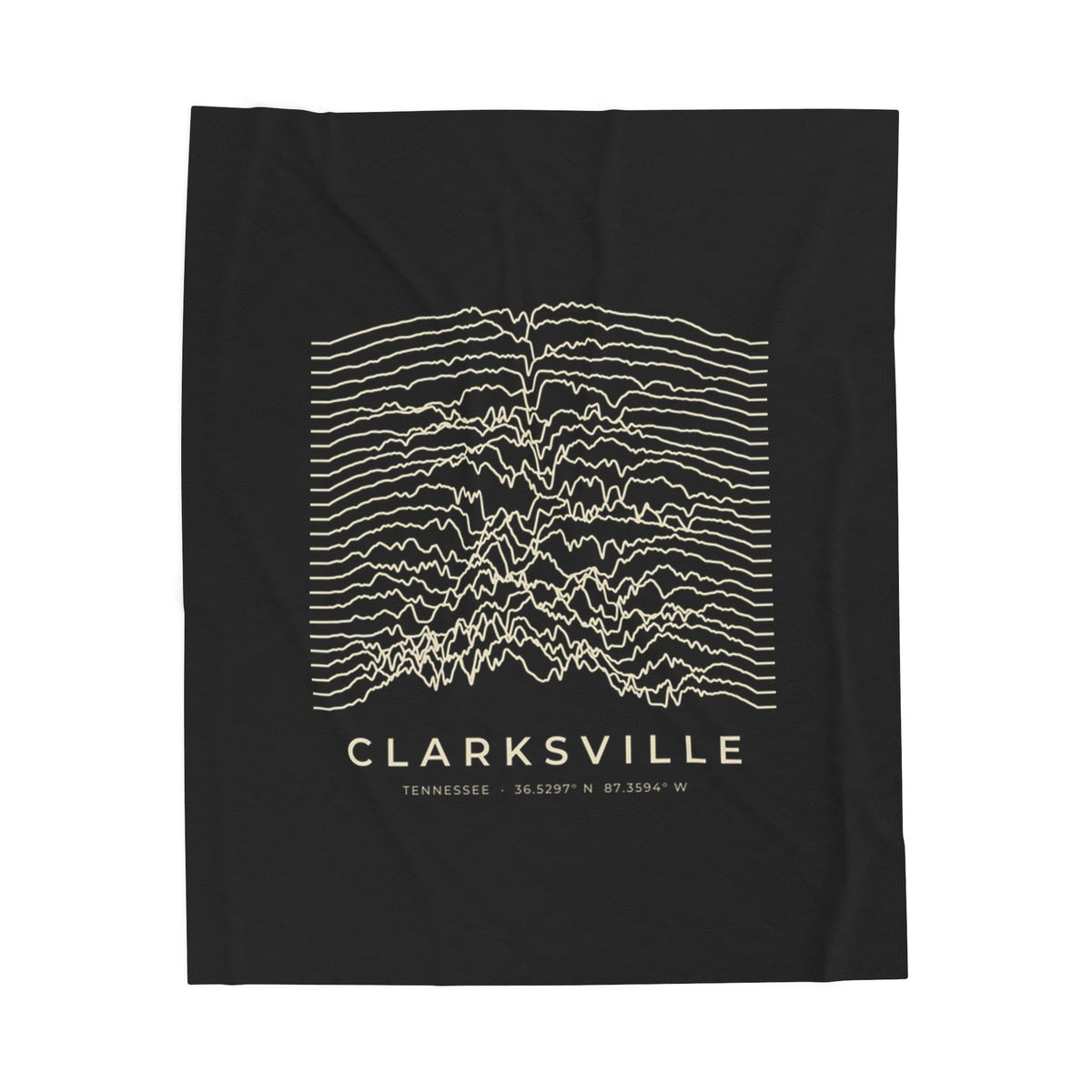 Clarksville Ridgeline Blanket (Black)
