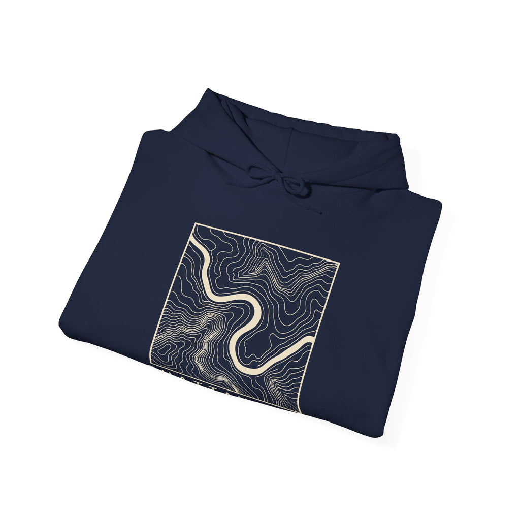 Chattanooga Topo Map Hoodie