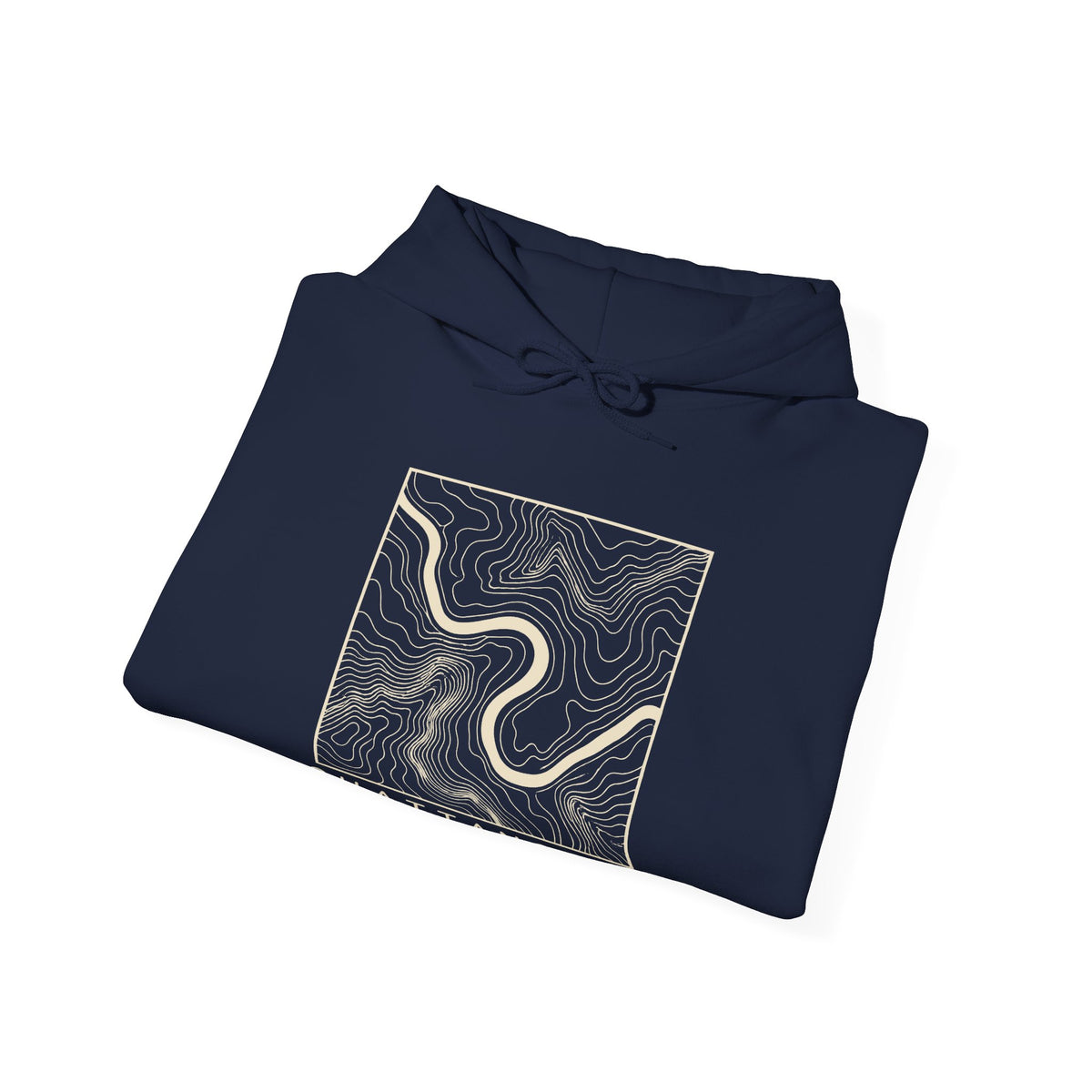 Chattanooga Topo Map Hoodie