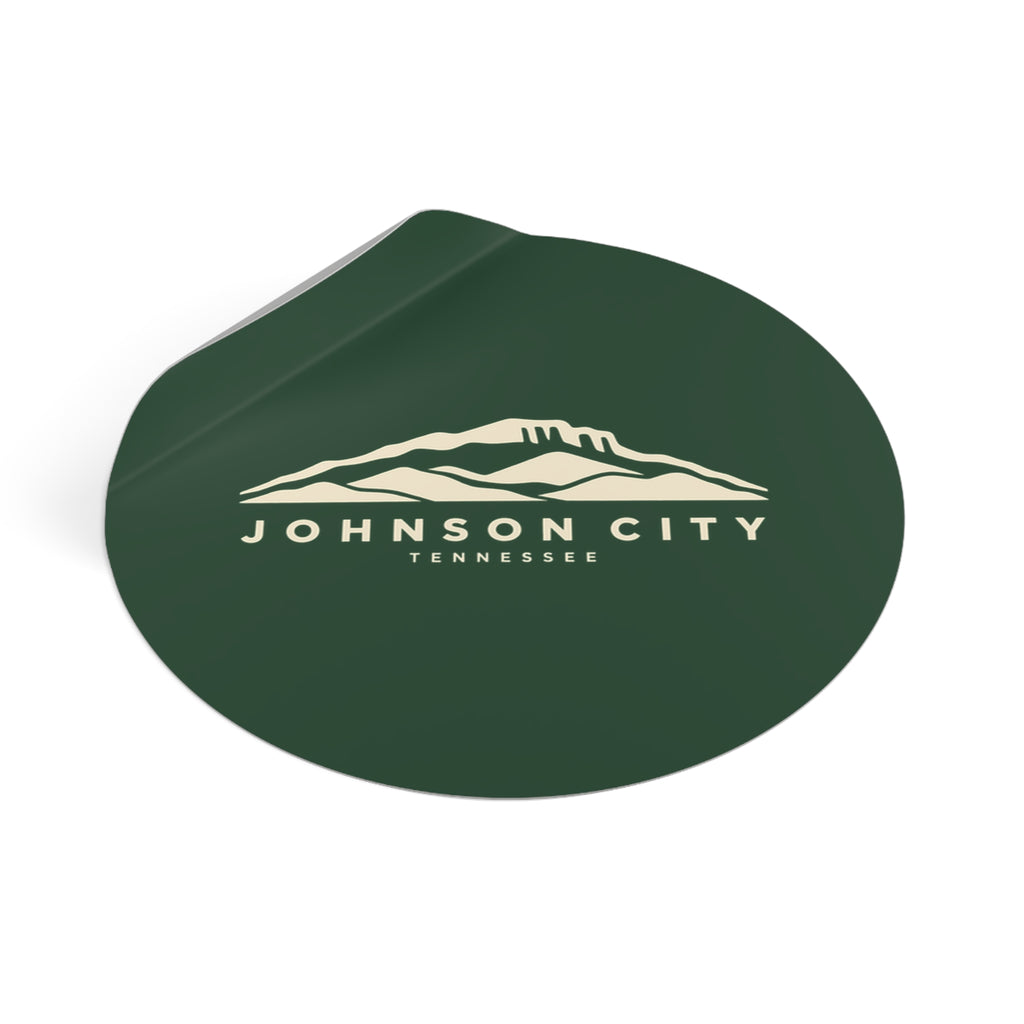 Johnson City Buffalo Mountain Sticker (Forest Green)