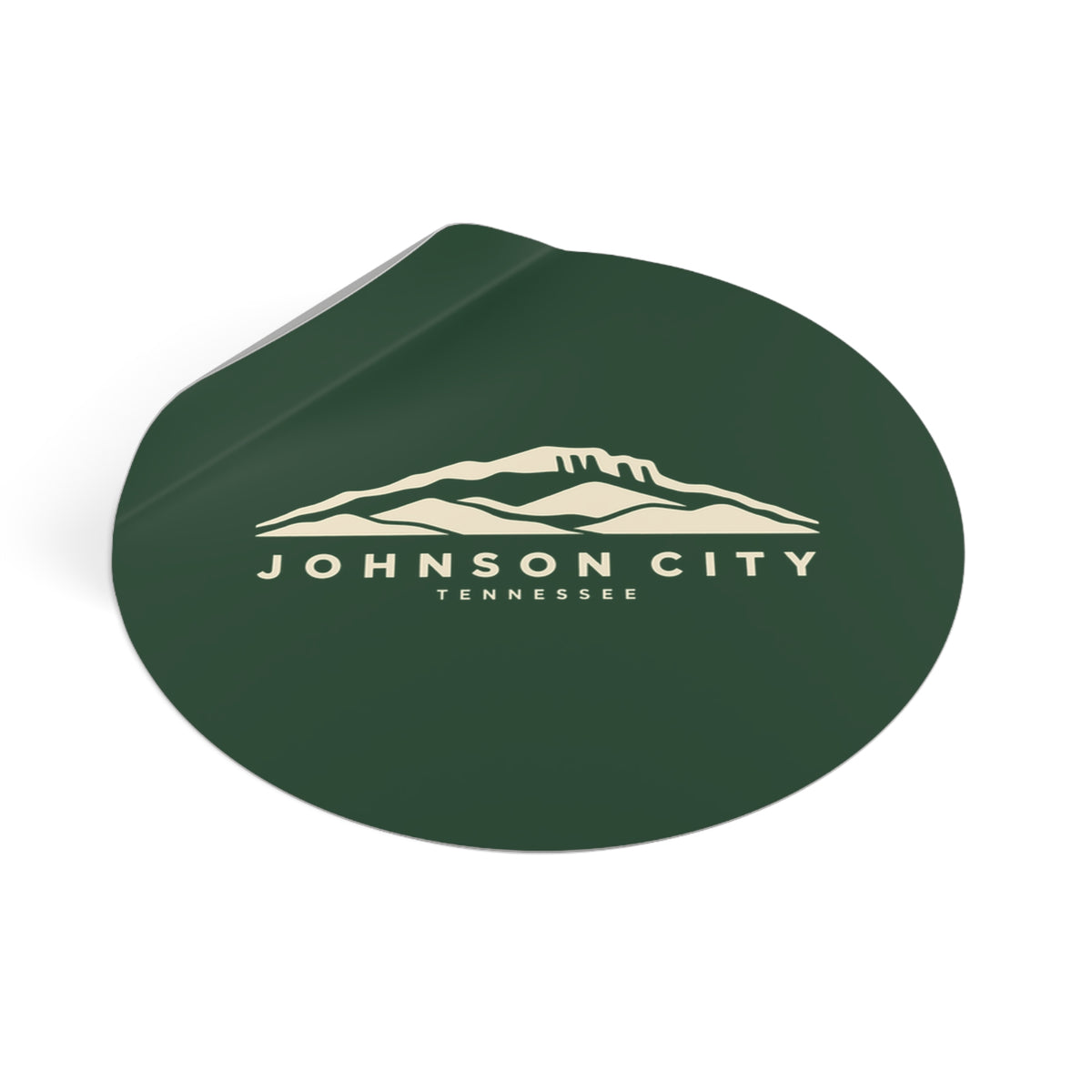 Johnson City Buffalo Mountain Sticker (Forest Green)