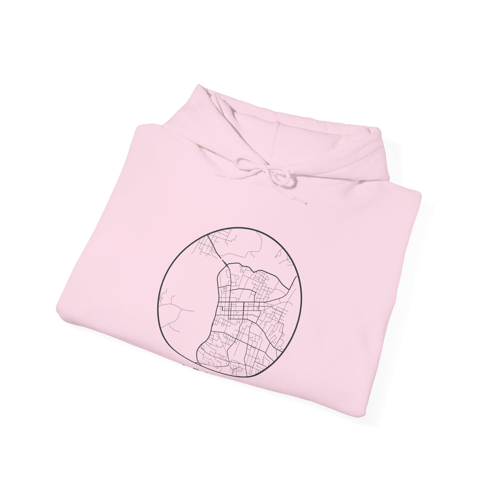 Clarksville Street Map Hoodie