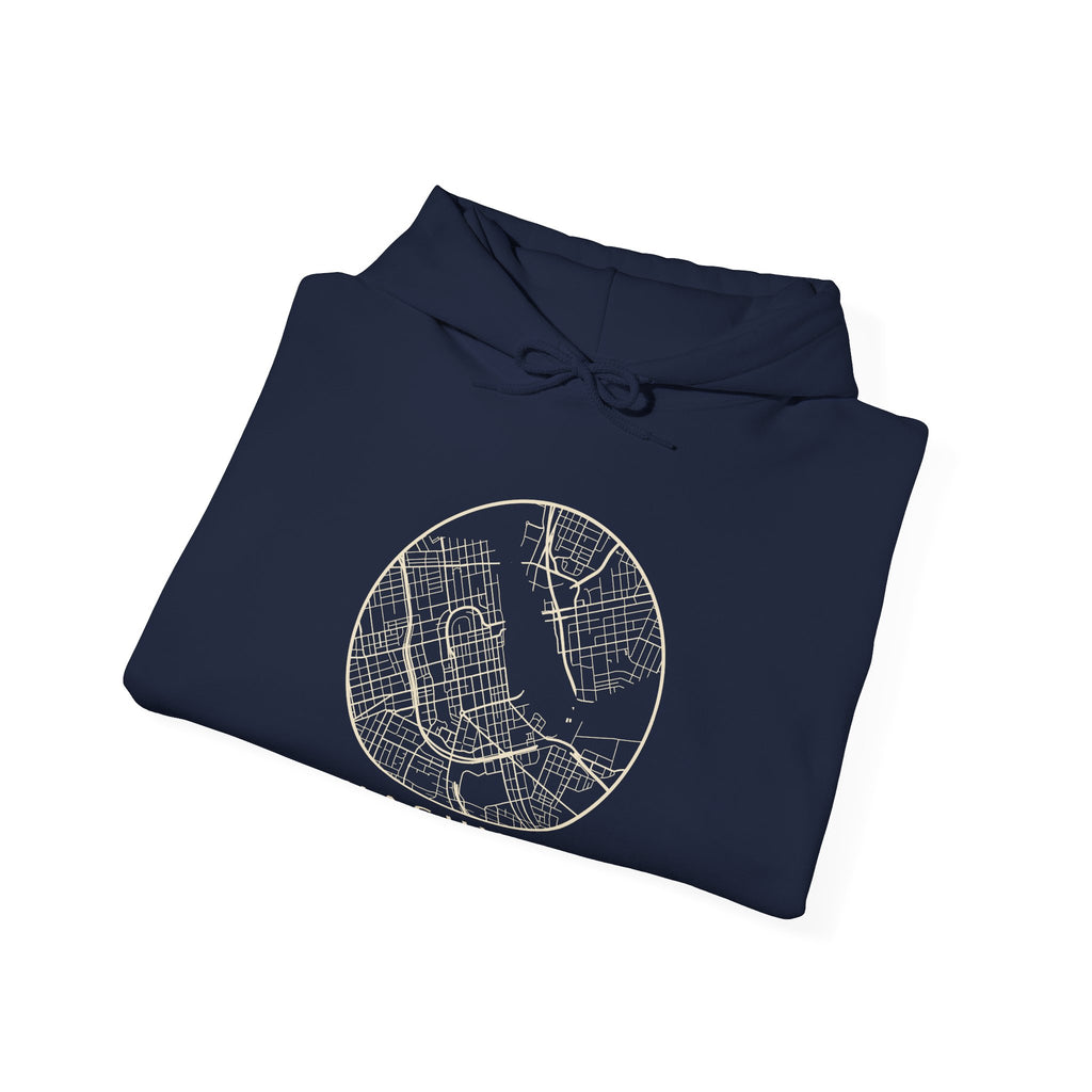 Nashville Street Map Hoodie