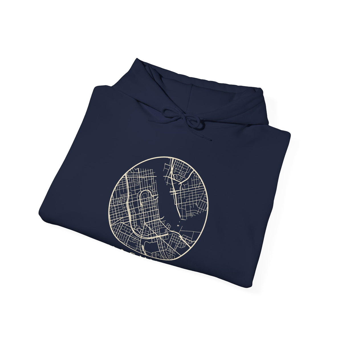 Nashville Street Map Hoodie