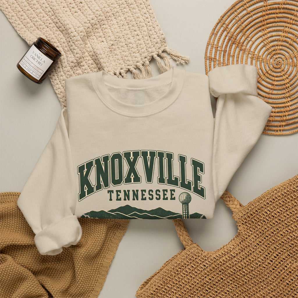 Knoxville Vintage Varsity Crewneck Sweatshirt