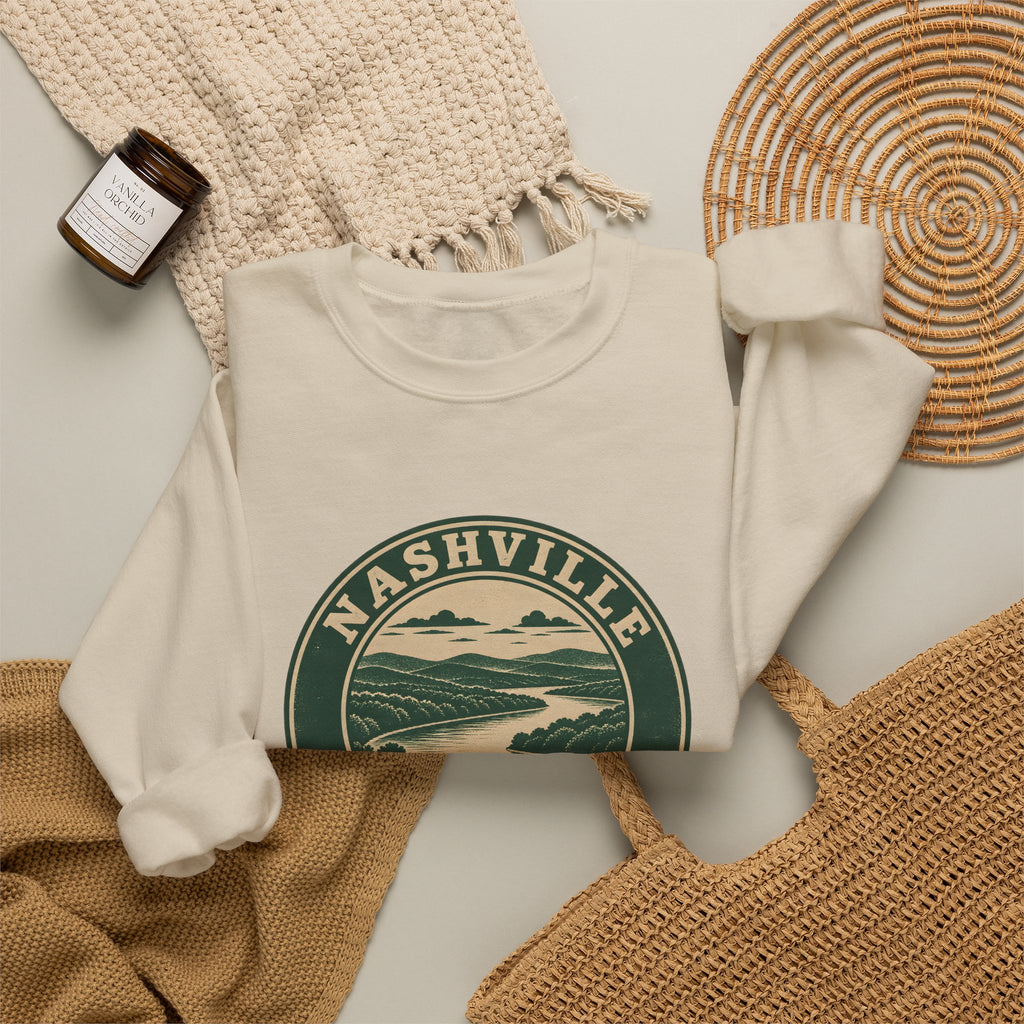 Nashville Park Badge Crewneck Sweatshirt