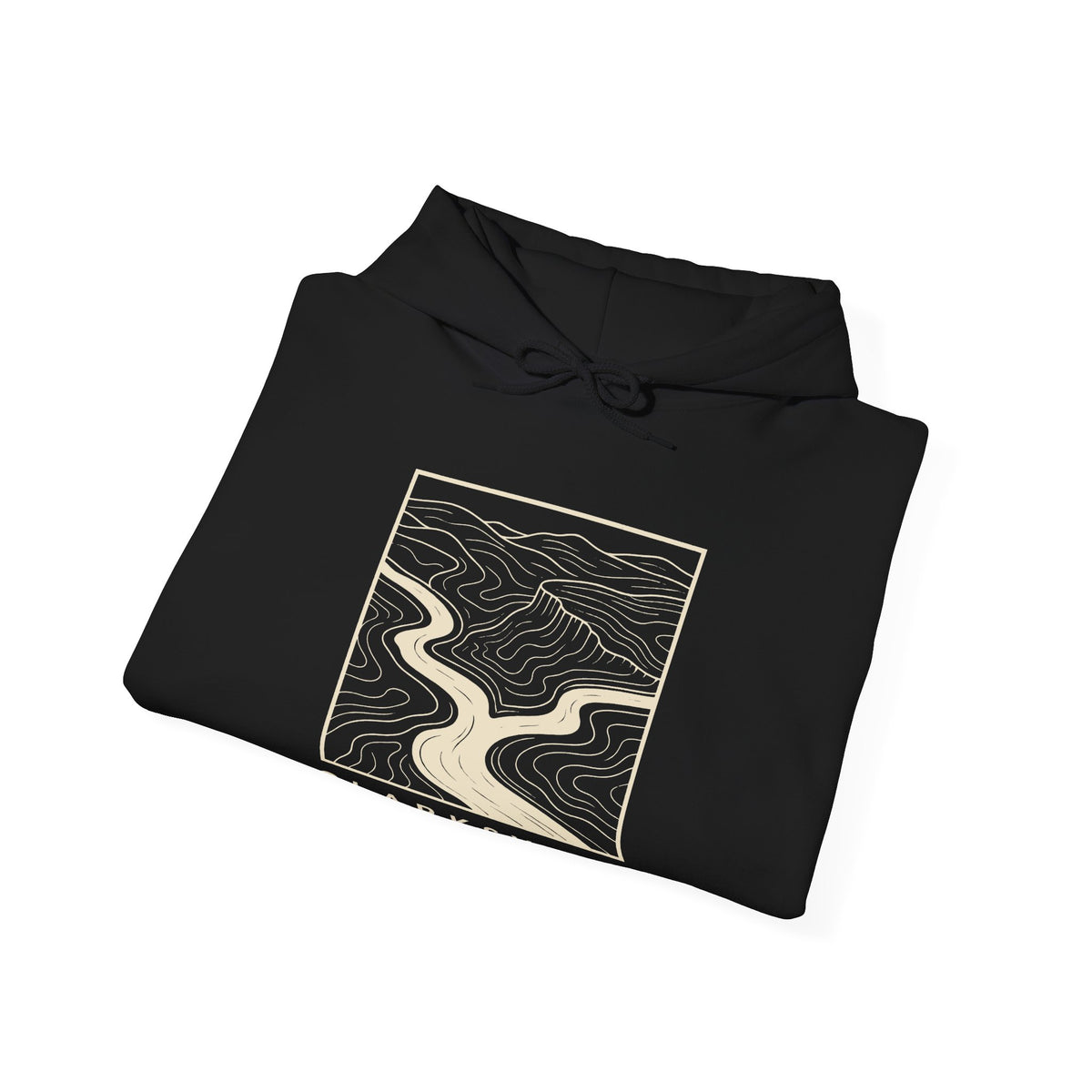 Clarksville Topo Map Hoodie