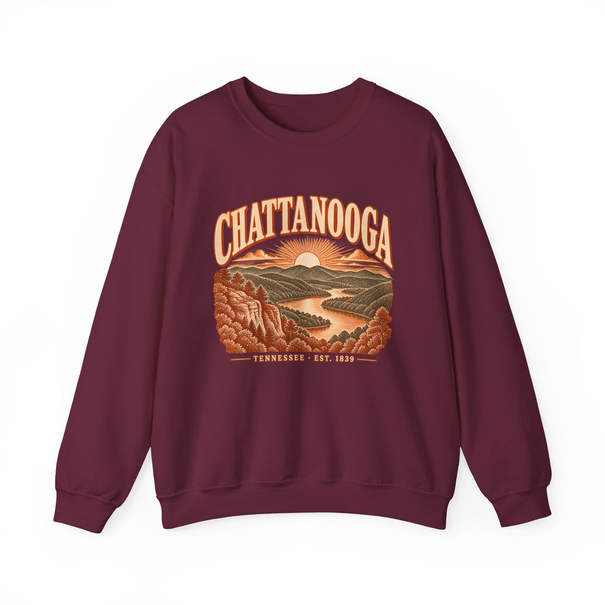 Chattanooga Engraved Valley Crewneck Sweatshirt