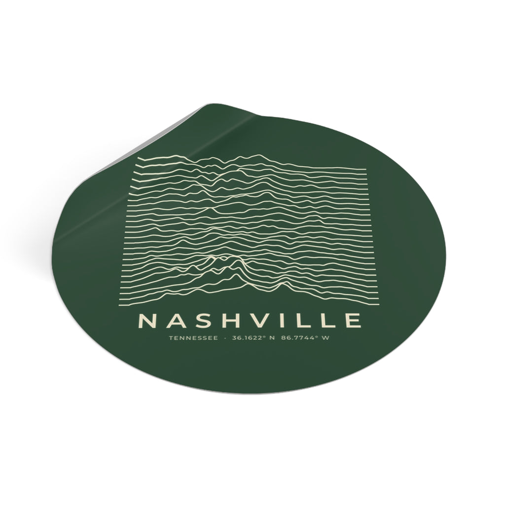 Nashville Ridgeline Sticker (Forest Green)