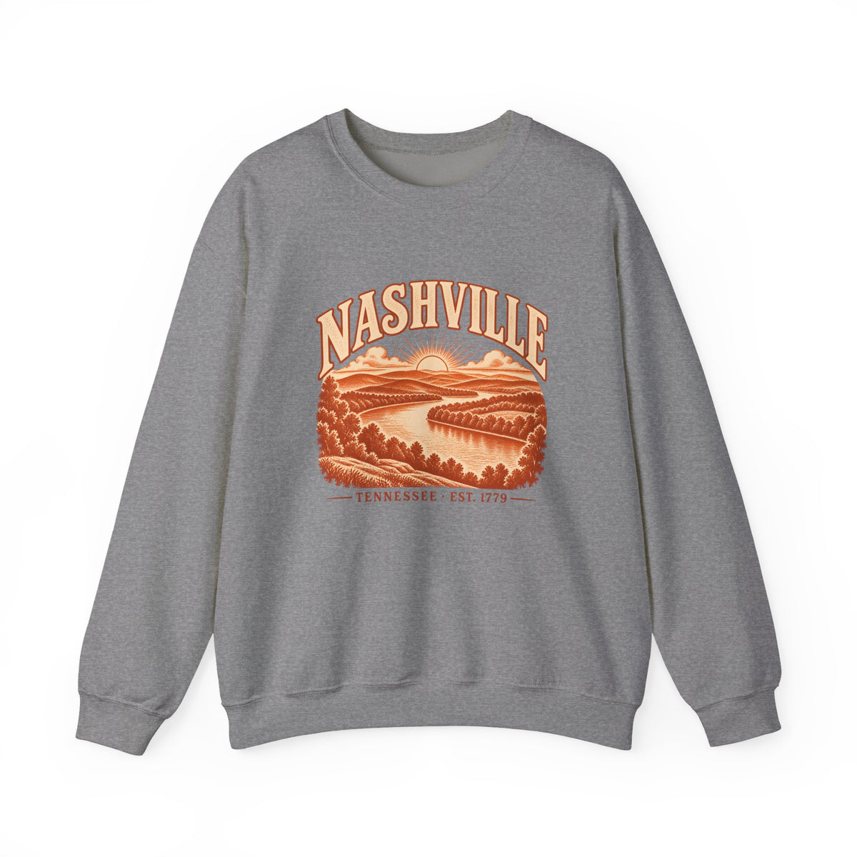 Nashville Engraved Valley Crewneck Sweatshirt