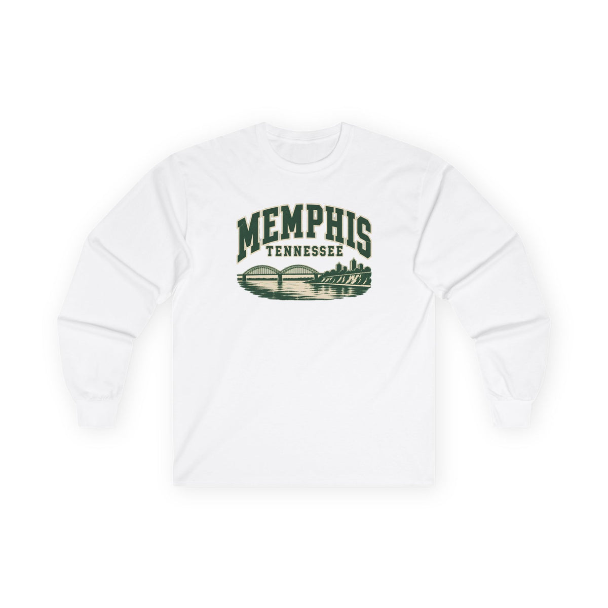 Memphis Vintage Varsity Long Sleeve T-Shirt