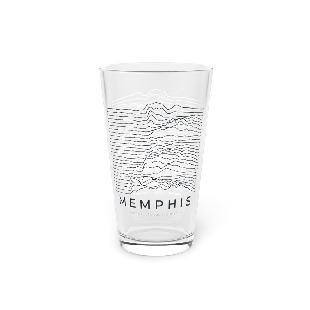 Memphis Ridgeline Pint Glass