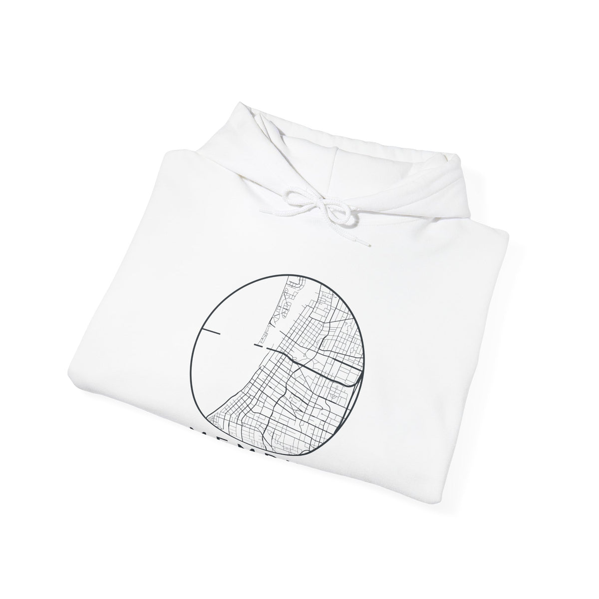 Memphis Street Map Hoodie