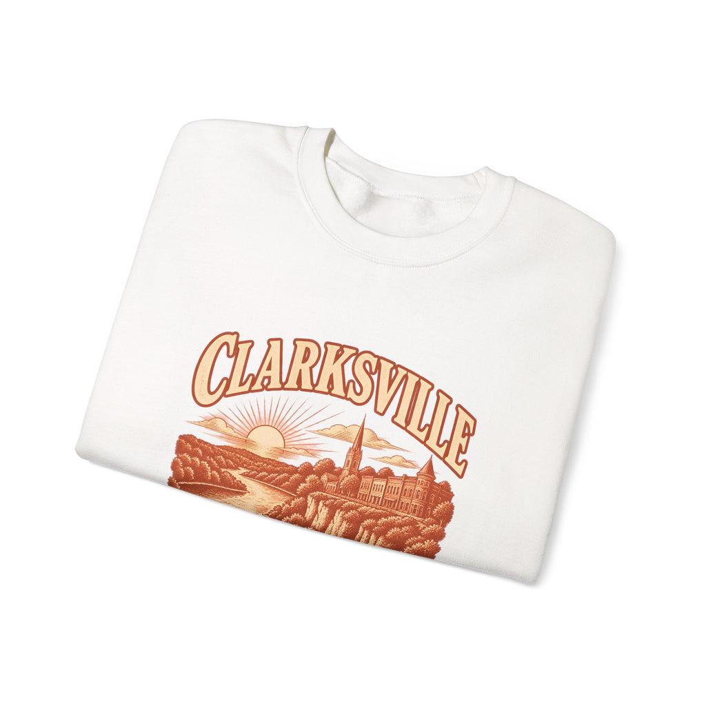 Clarksville Engraved Valley Crewneck Sweatshirt