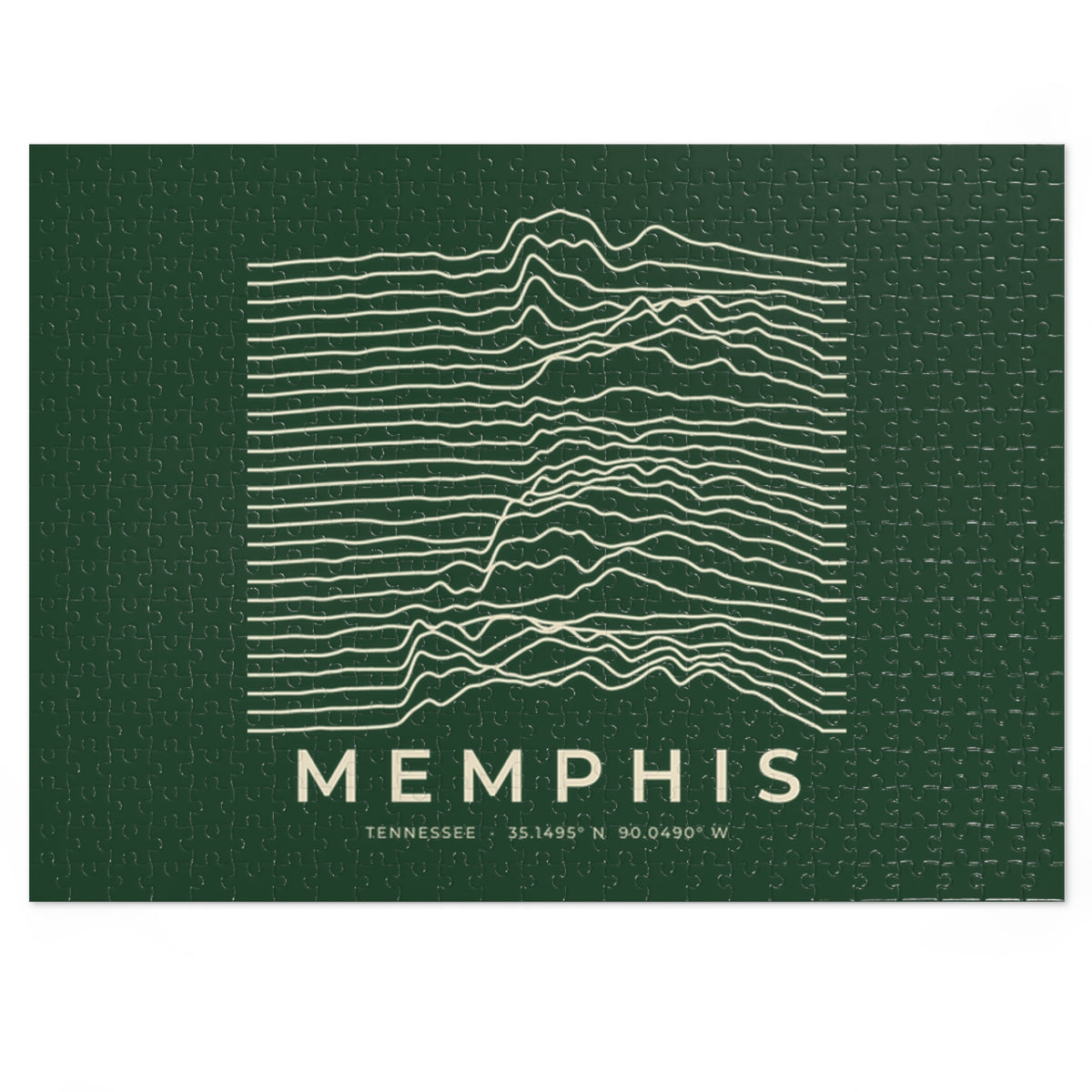Memphis Ridgeline Puzzle (Forest Green)