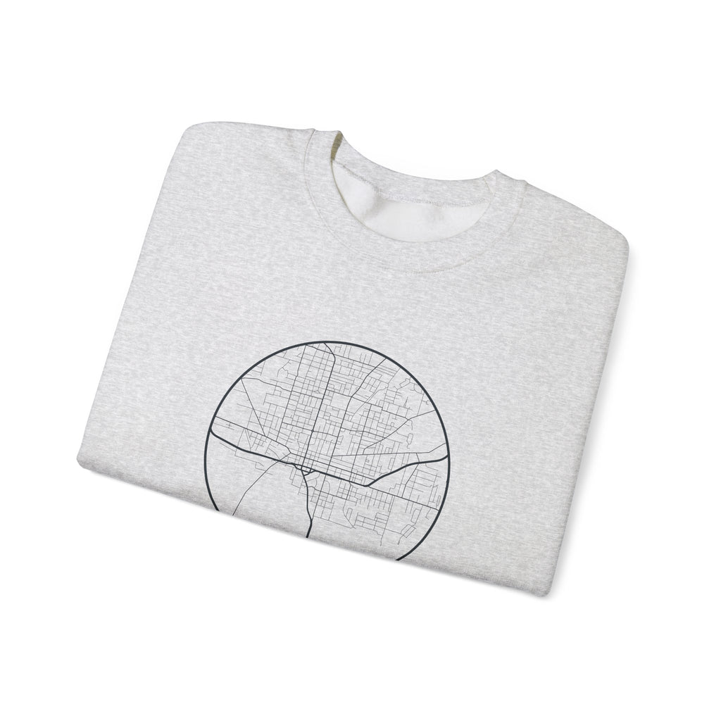Jackson Street Map Crewneck Sweatshirt