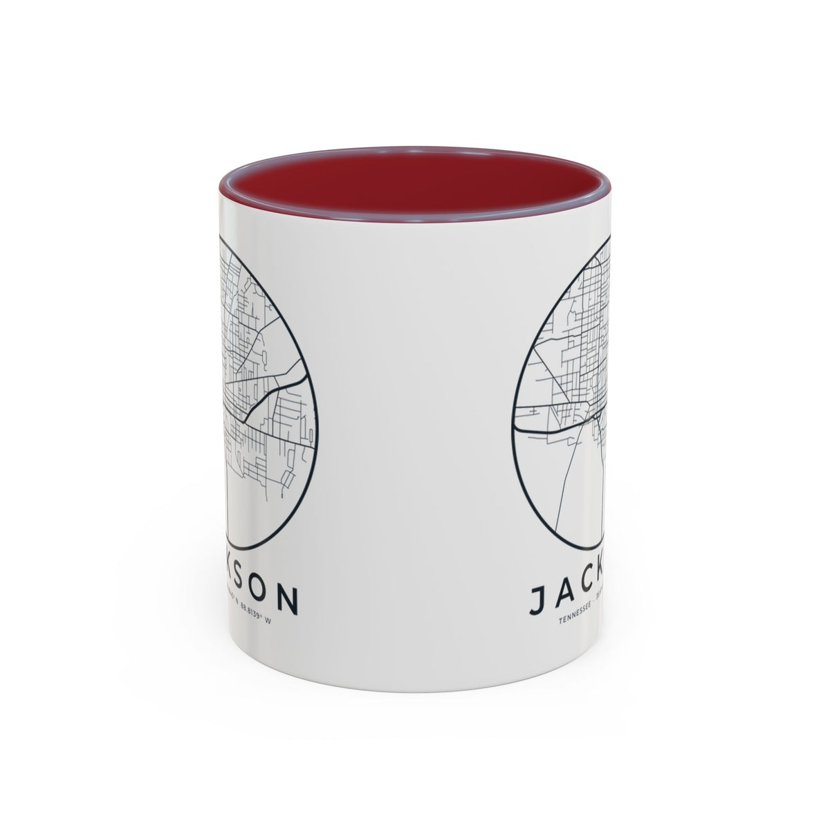 Jackson Street Map Accent Mug