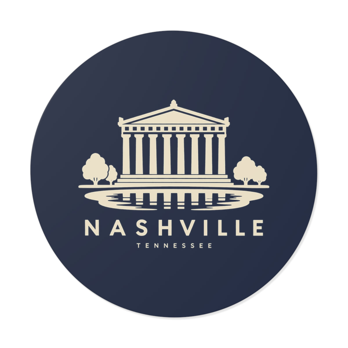 Nashville Parthenon Sticker (Navy)