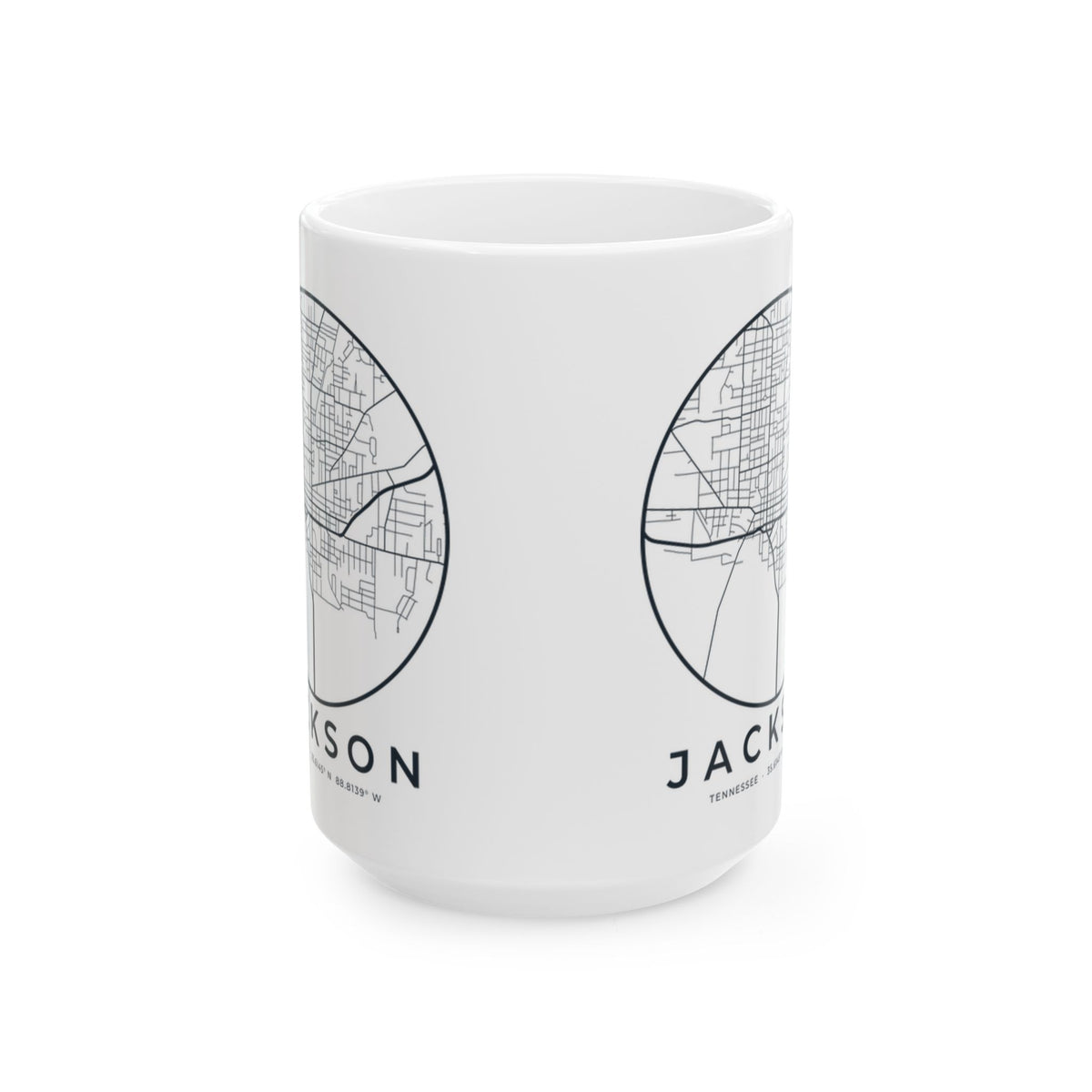 Jackson Street Map Mug