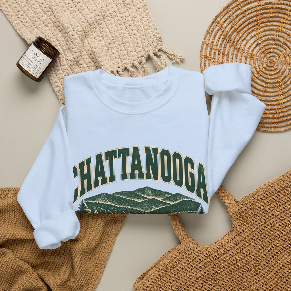 Chattanooga Vintage Varsity Crewneck Sweatshirt