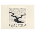 Clarksville Topo Map Puzzle