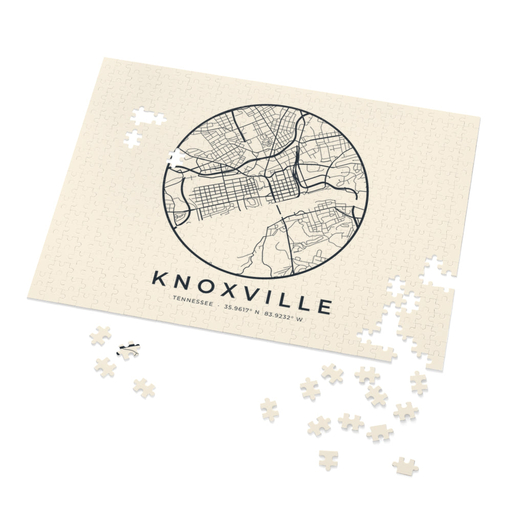 Knoxville Street Map Puzzle