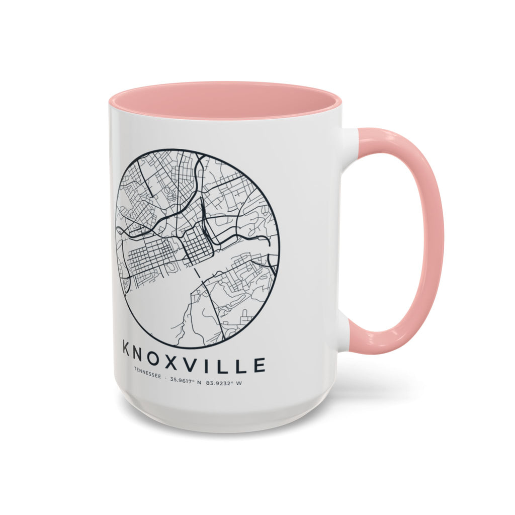 Knoxville Street Map Accent Mug