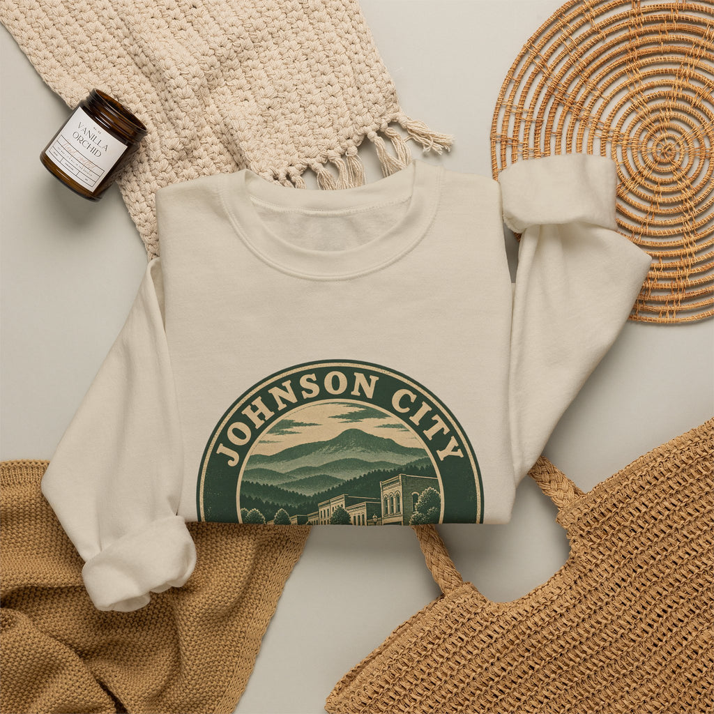 Johnson City Park Badge Crewneck Sweatshirt