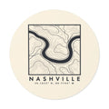 Nashville Topo Map Sticker
