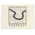 Nashville Topo Map Puzzle