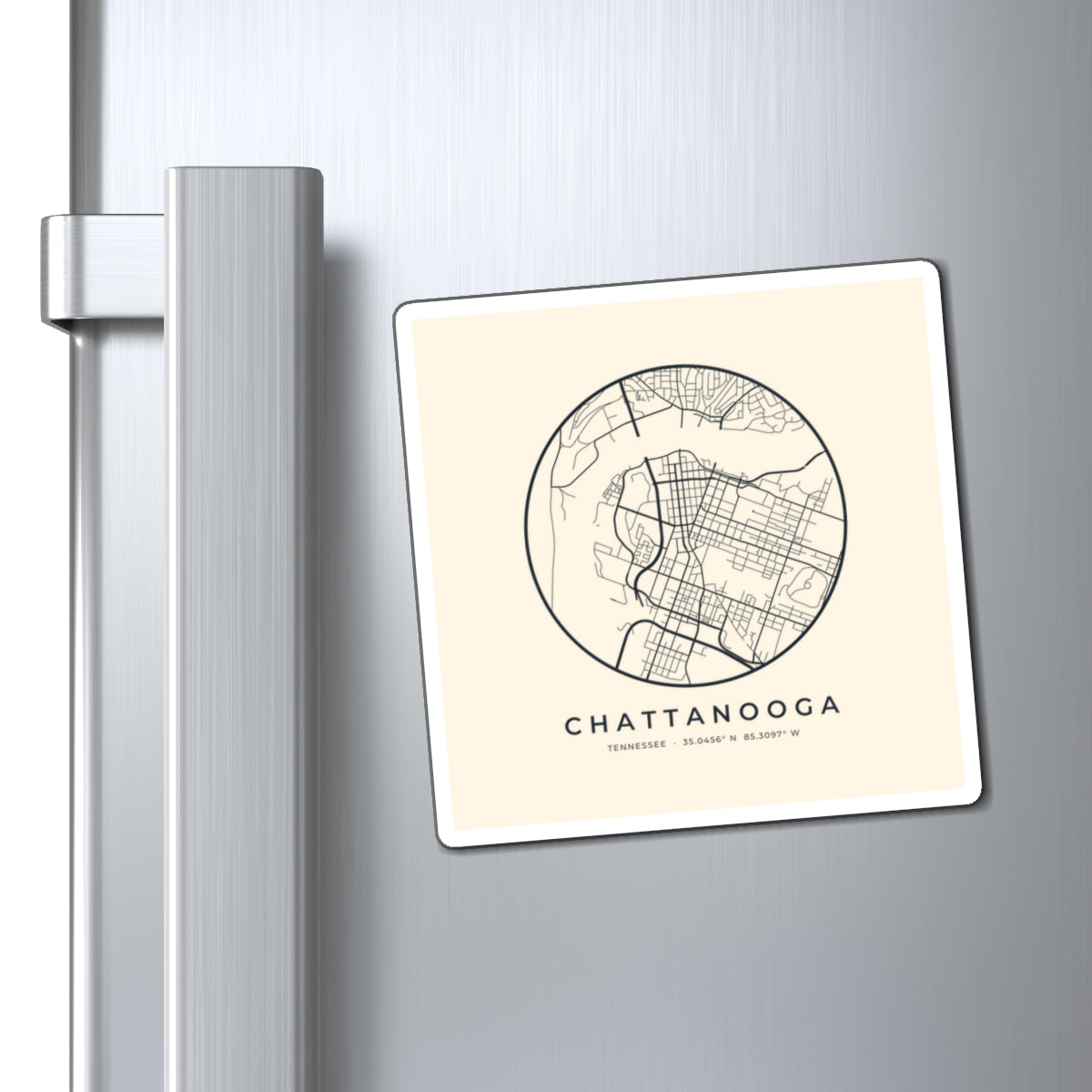 Chattanooga Street Map Magnet