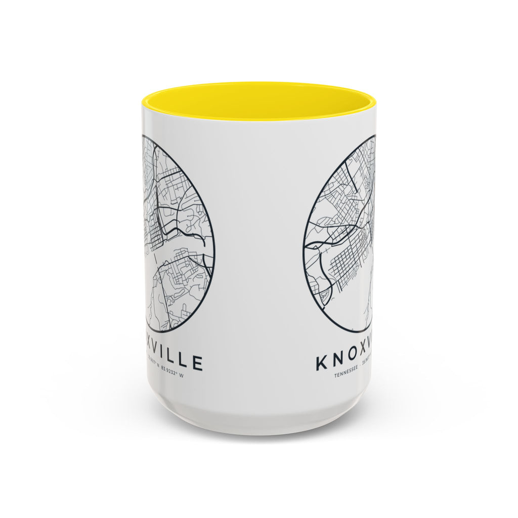 Knoxville Street Map Accent Mug