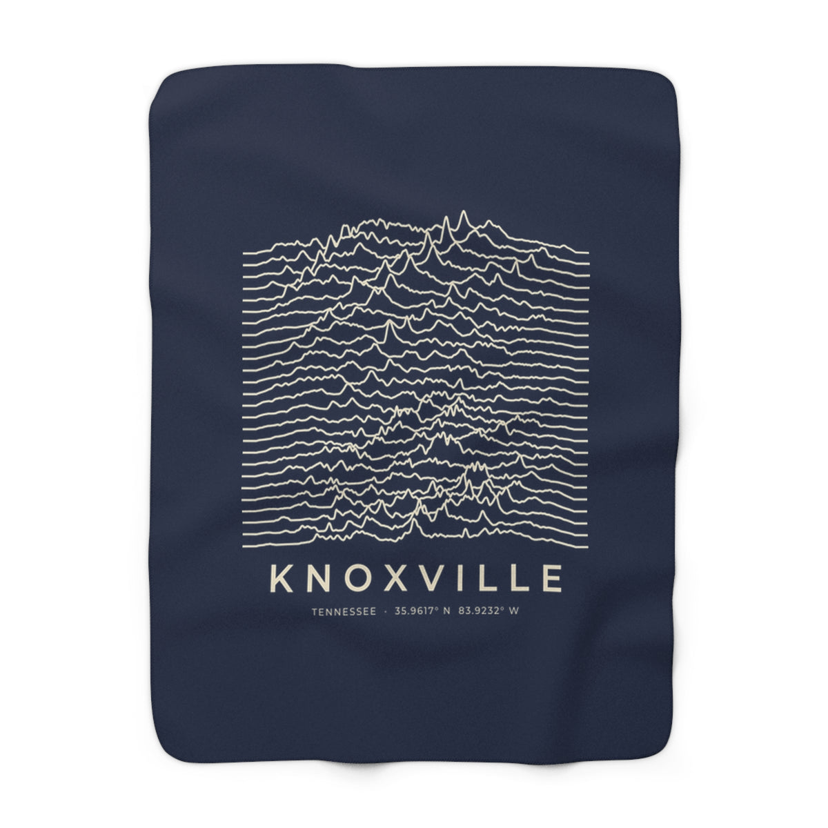 Knoxville Ridgeline Sherpa Blanket (Navy)