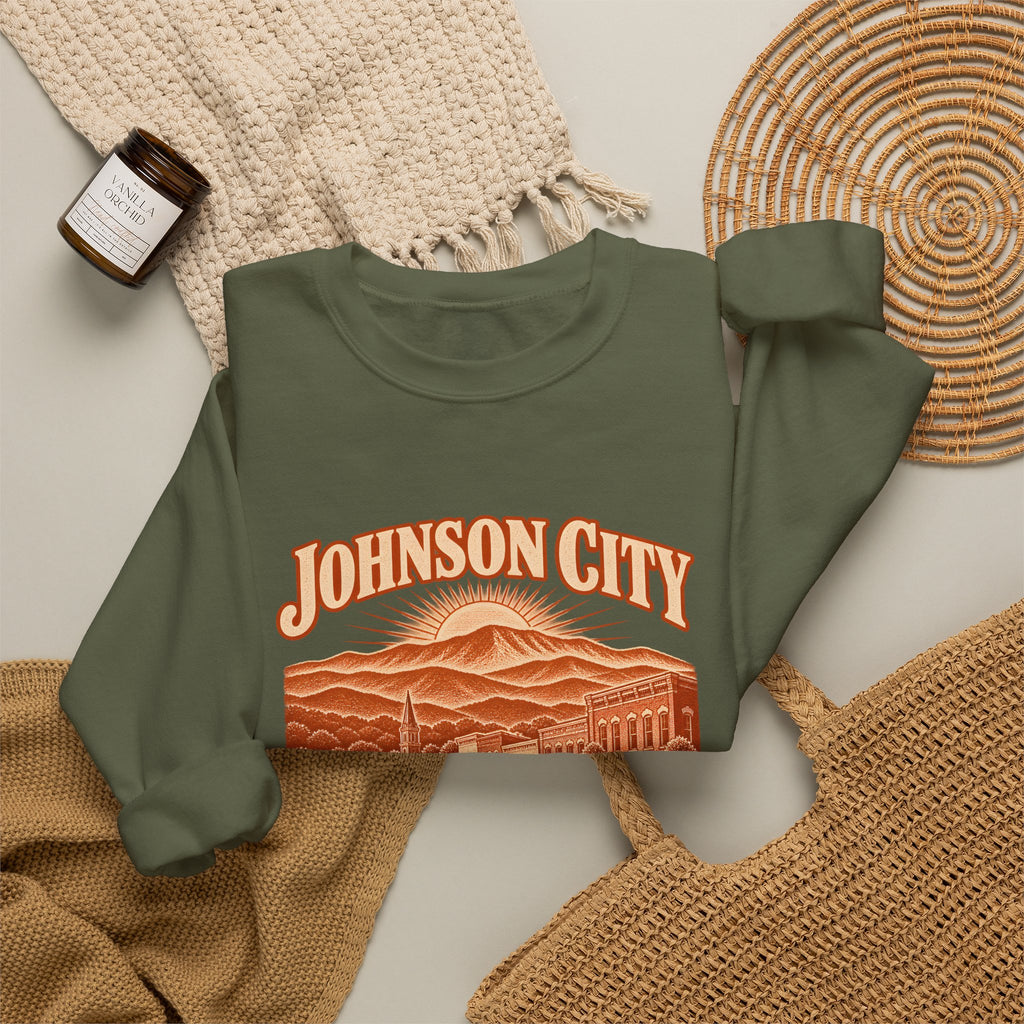 Johnson City Engraved Valley Crewneck Sweatshirt