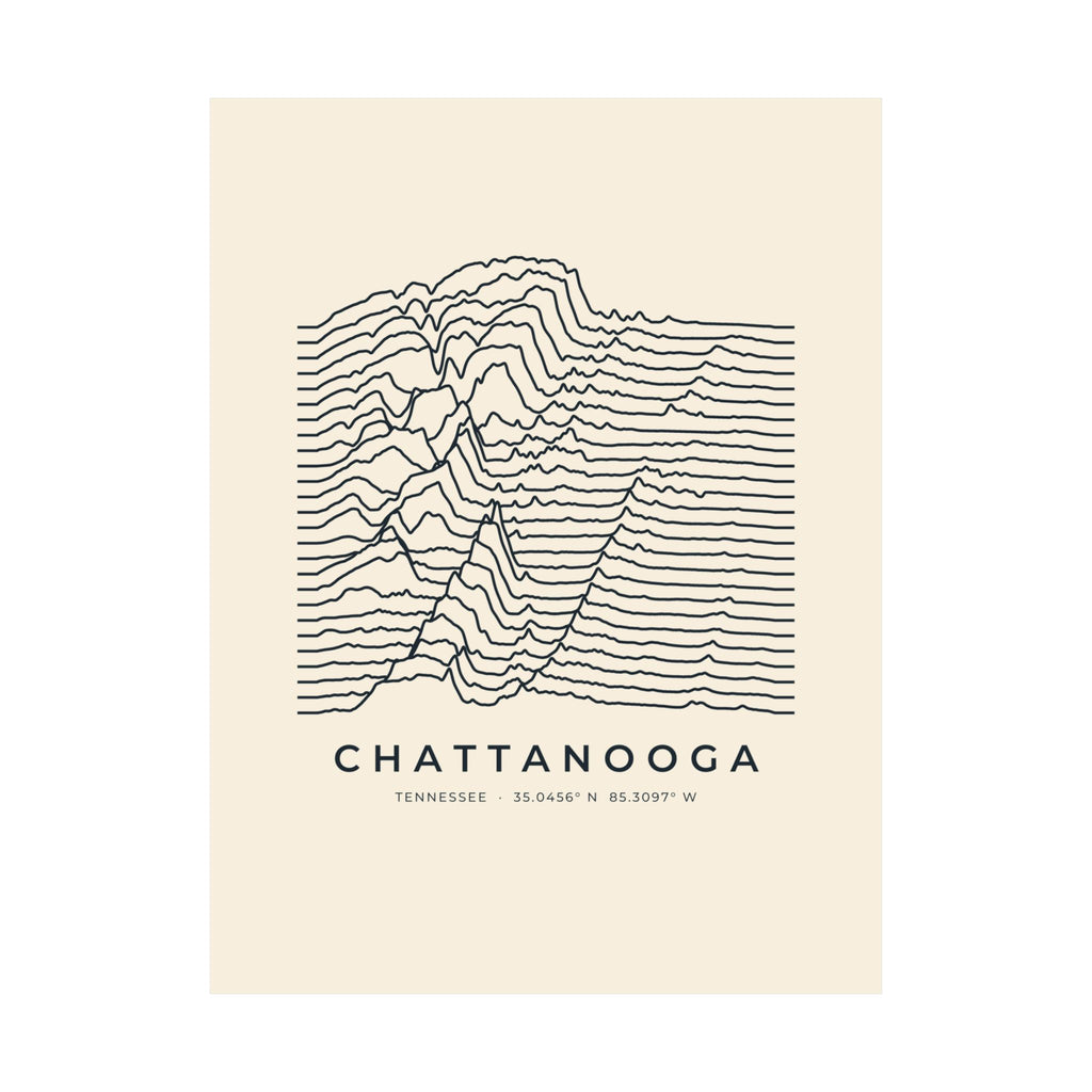 Chattanooga Ridgeline Poster