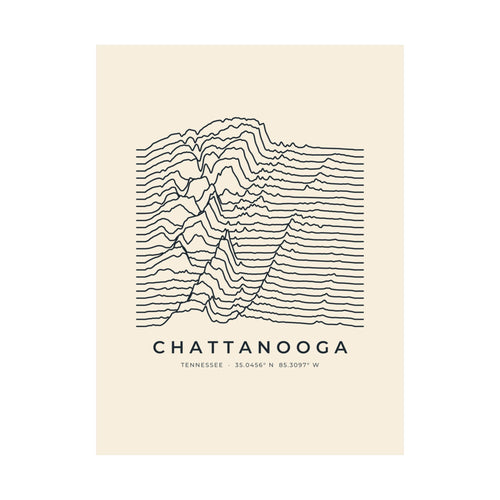 Chattanooga Ridgeline Poster