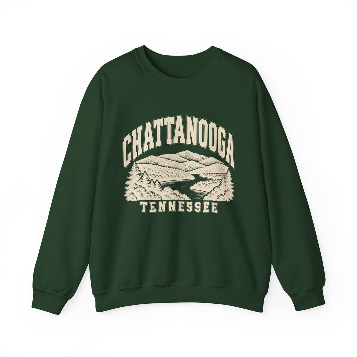 Chattanooga Vintage Varsity Crewneck Sweatshirt