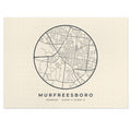 Murfreesboro Street Map Puzzle