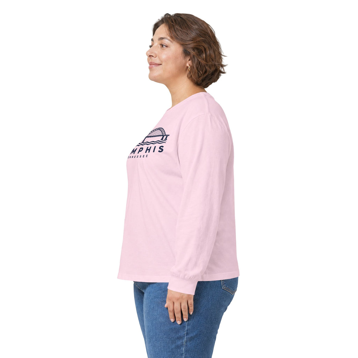 Memphis Hernando de Soto Bridge Long Sleeve T-Shirt