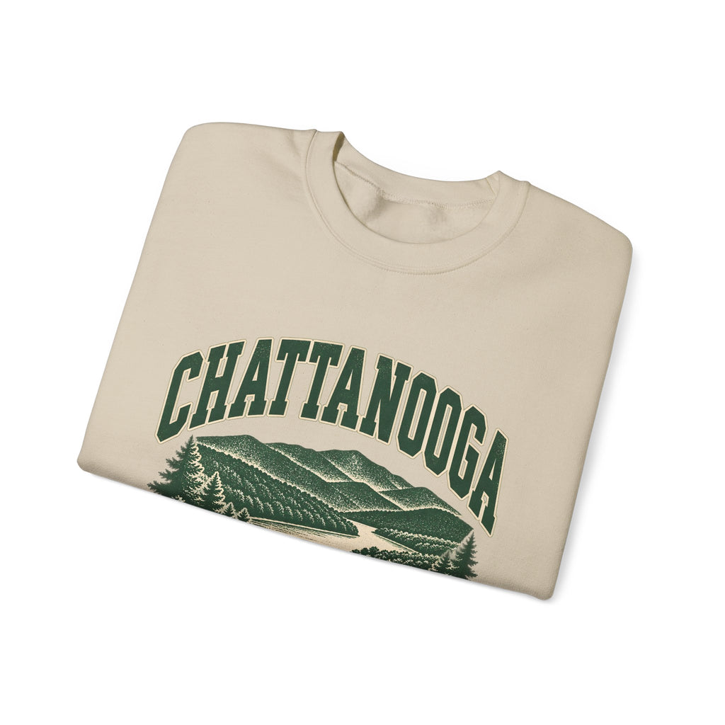 Chattanooga Vintage Varsity Crewneck Sweatshirt